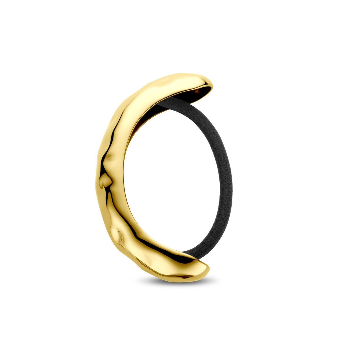 Haarmanschette aus Stahl, goldfarben – Damen Haarschmuck