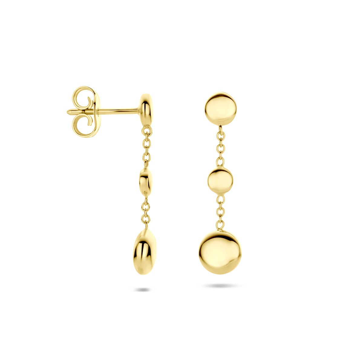 Ohrringe 24 mm 14K Gelbgold