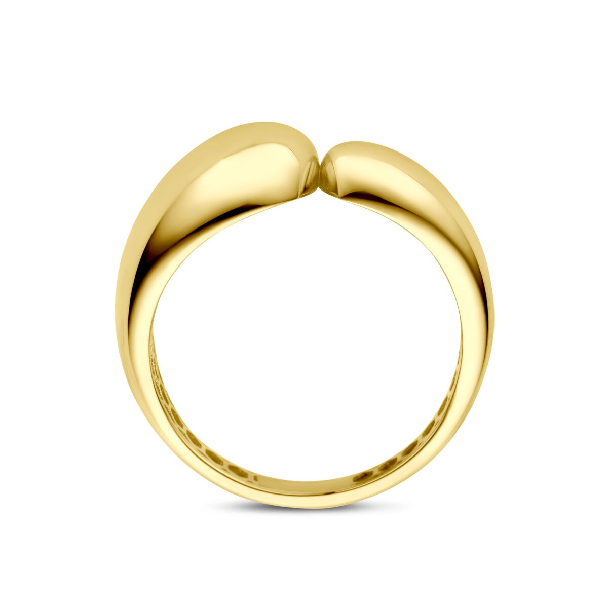14k Damenring aus Gold – 9 mm