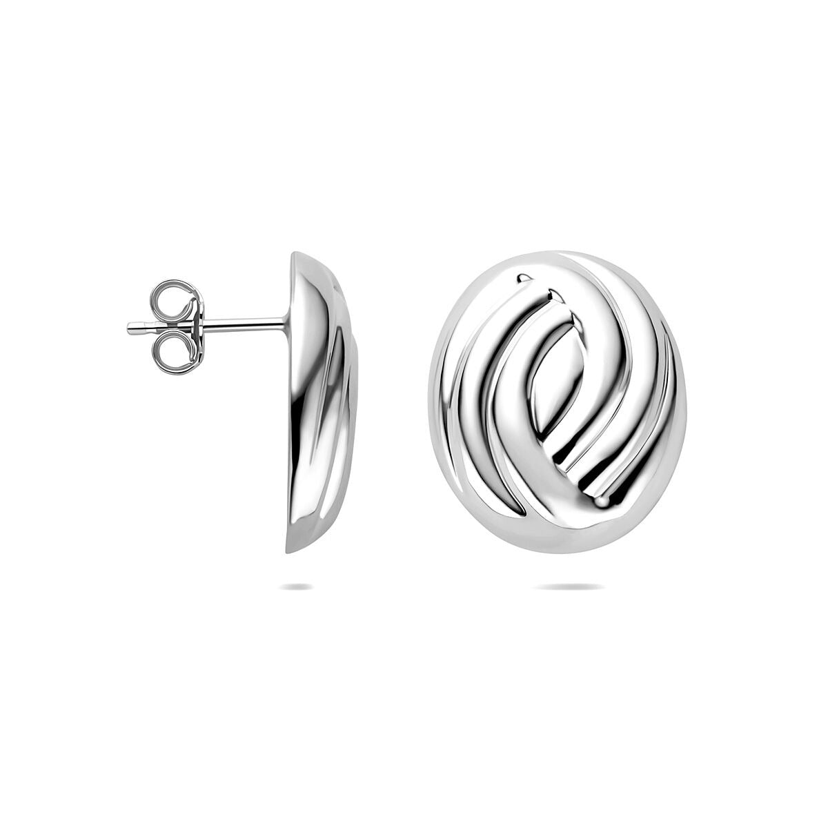 Ohrstecker aus Silber – rhodiniertes 925er Silber