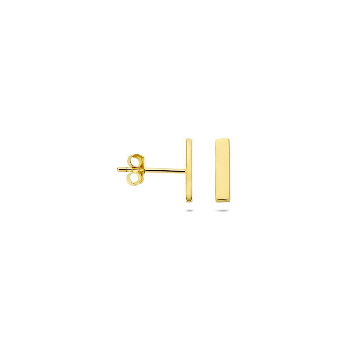 9 Karat Gelbgold Ohrstecker Balken