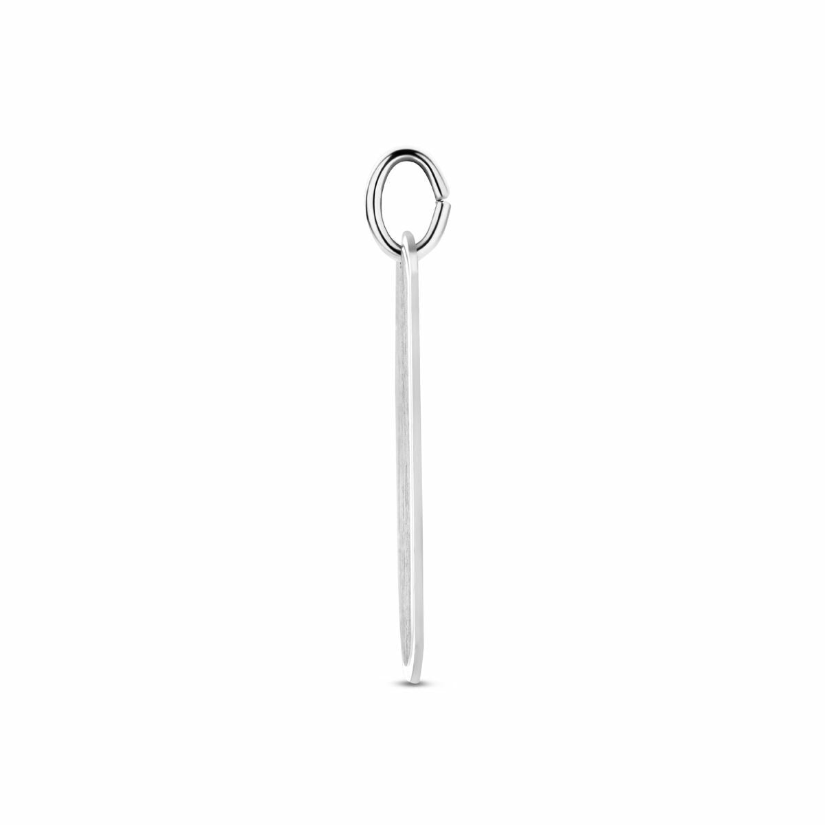 Gravuranhänger aus Silber – rhodiniertes 925er Silber 30 mm
