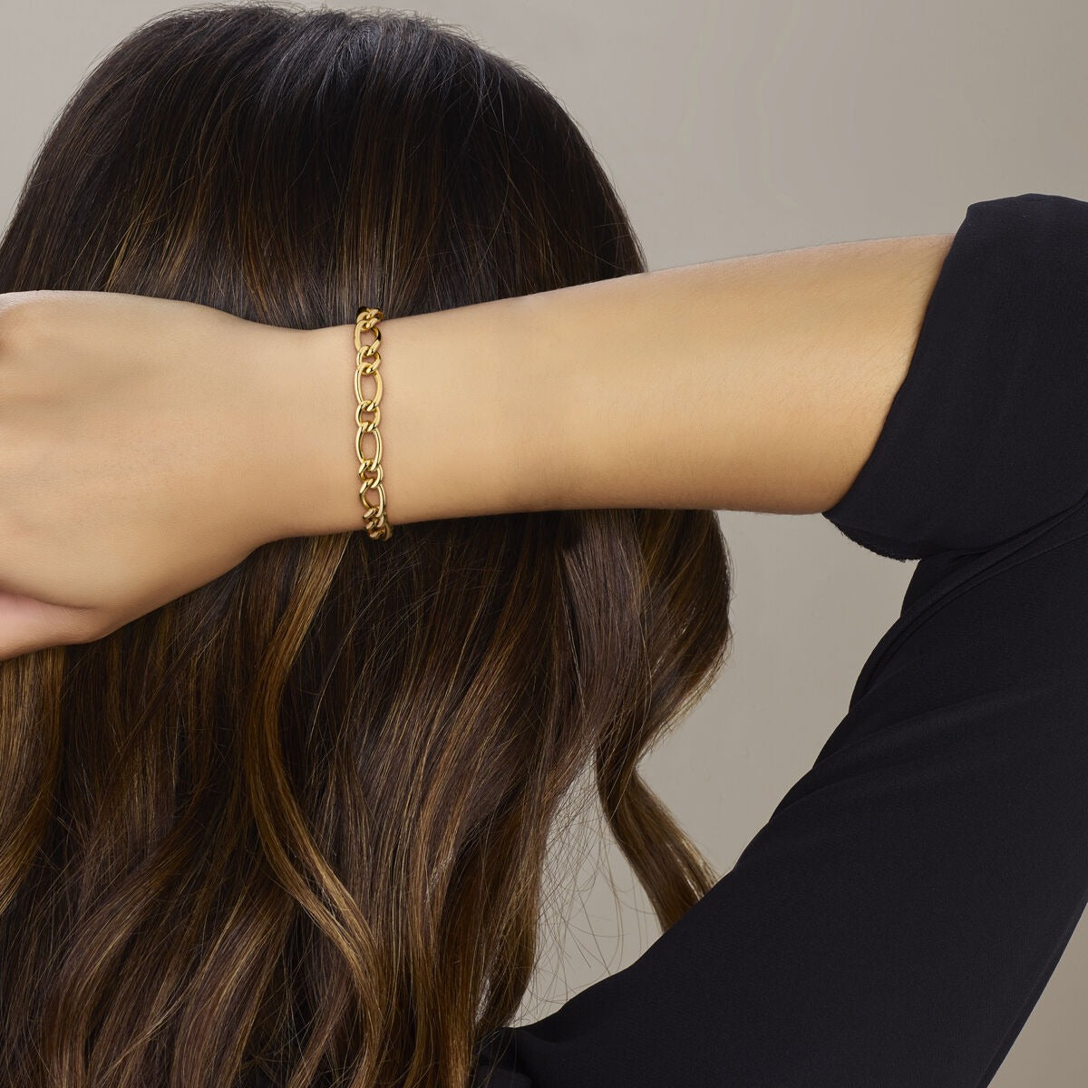 14 Karat Gelbgold Ankerarmband 19 cm