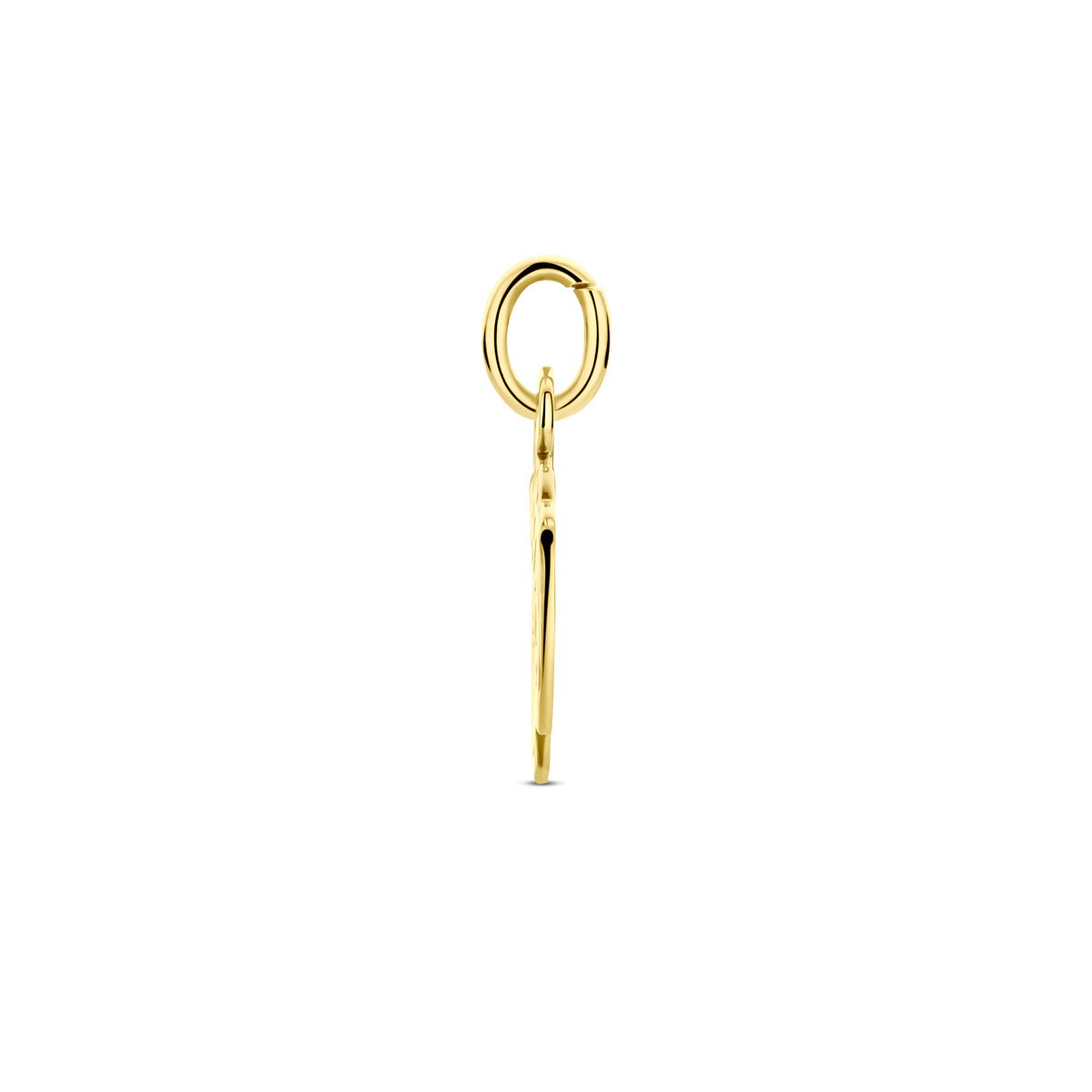 9k Geelgouden hanger kinderhoofdje