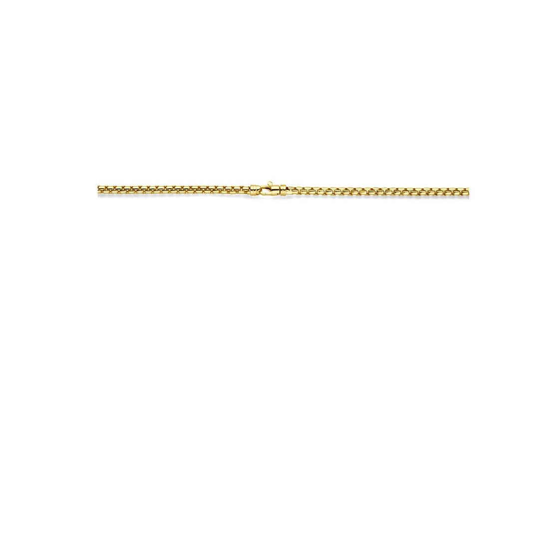 14 K Gelbgoldkette Venezianische Gliederkette