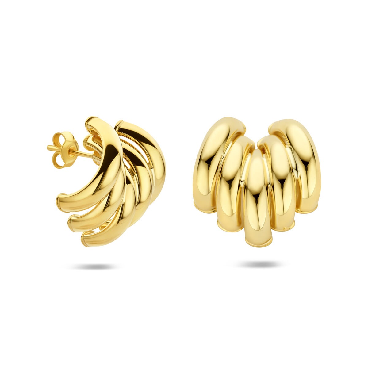 14k Gelbgold-Ohrstecker für Damen