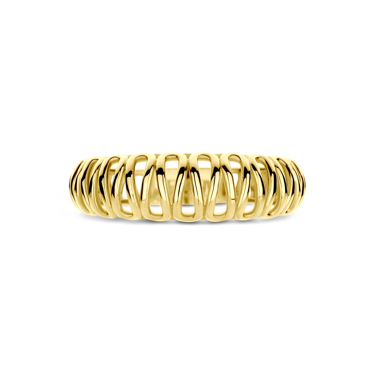 14k Gelbgoldring – 6mm breit