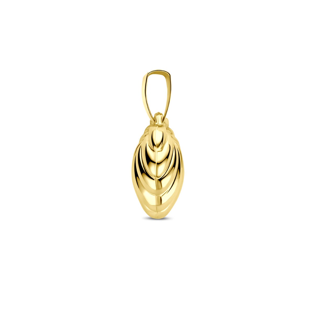 14k Gelbgold Herzanhänger 18 mm