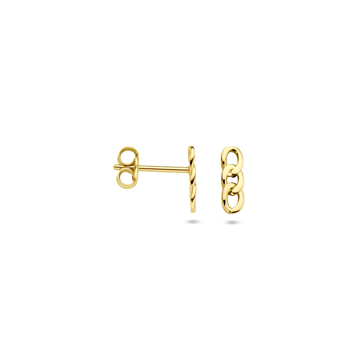 14 K Gelbgold Stab-Ohrstecker – 8,5 x 2,5 mm