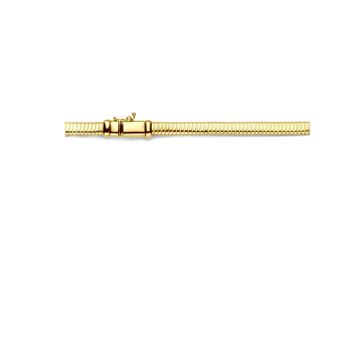 14k Damenhalskette aus Gelbgold mit Tubogas-Glied – 6 mm