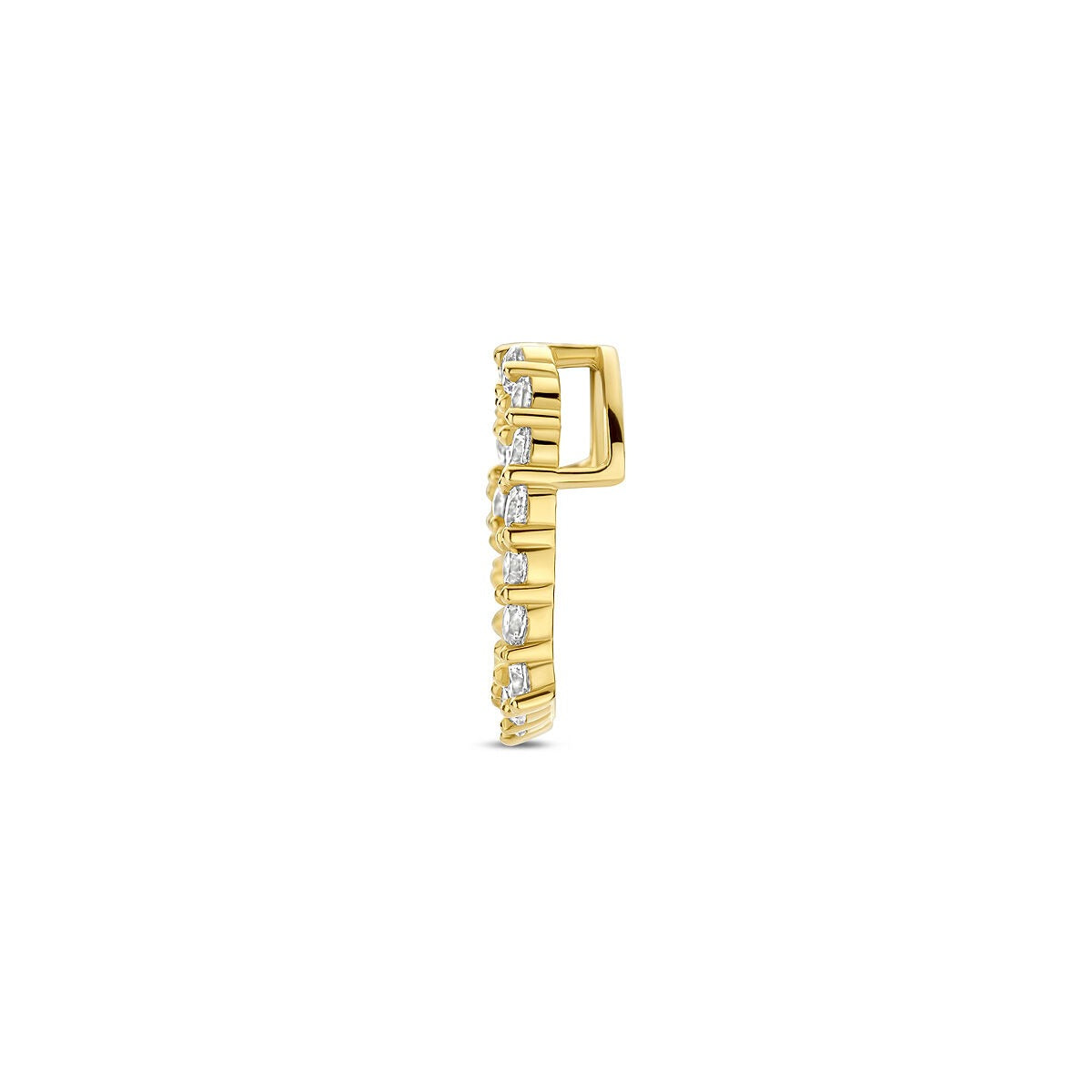 Goldanhänger mit Zirkonia-Herz – 14 Karat