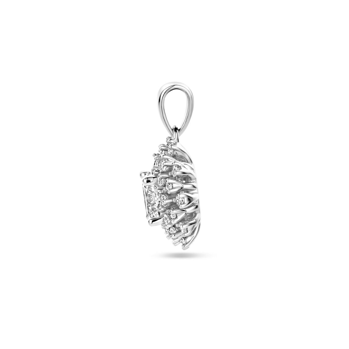 Anhänger Zirkonia Silber rhodiniert