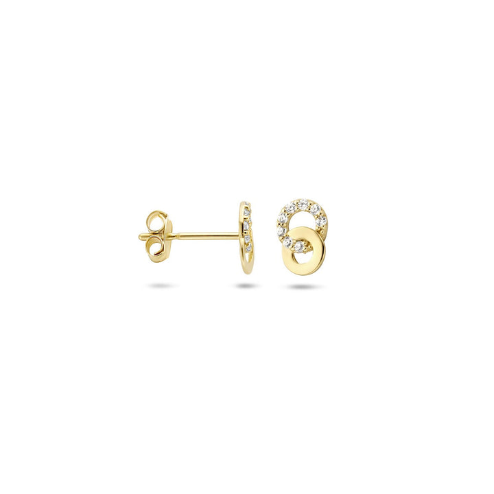 Ohrstecker Zirkonia 14K Gelbgold