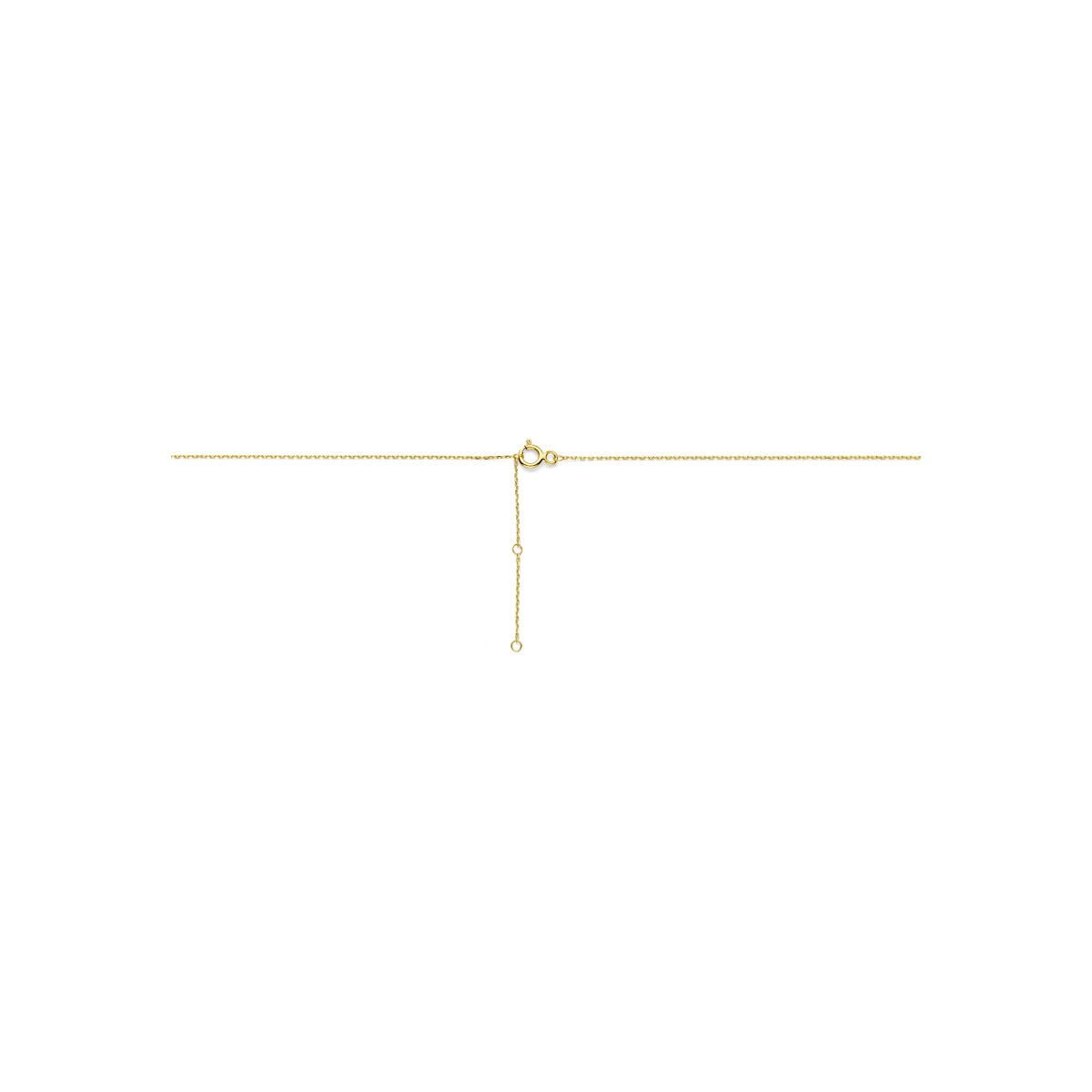 14 Karat Gelbgold Collier mit Kreuz