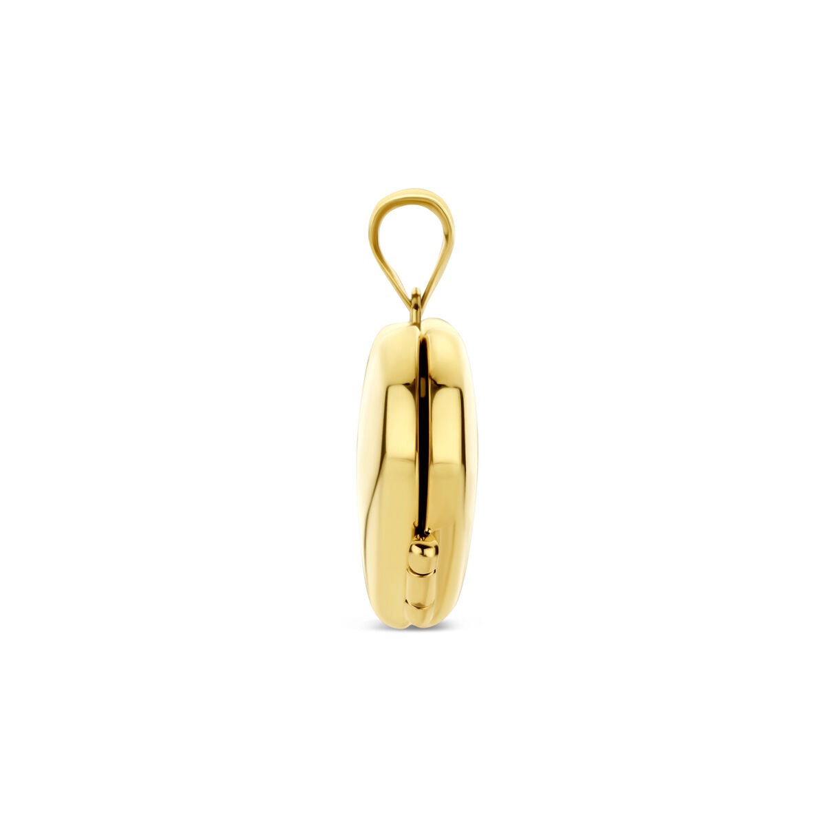 9 Karat Gelbgold Herzmedaillon 15 mm