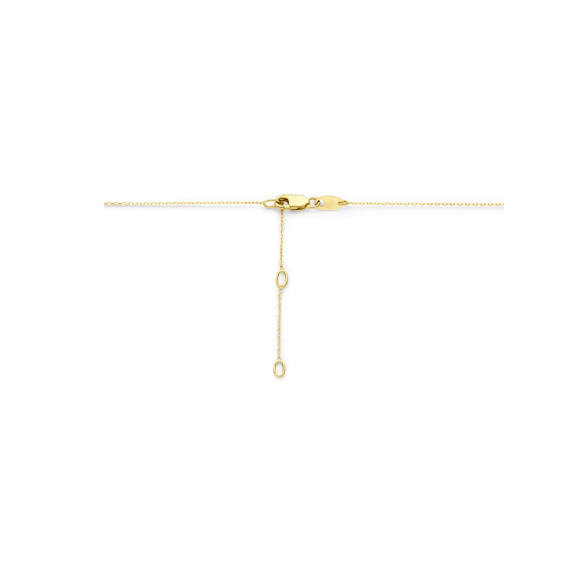 14 Karat Gelbgoldcollier mit Citrin – 41-45 cm