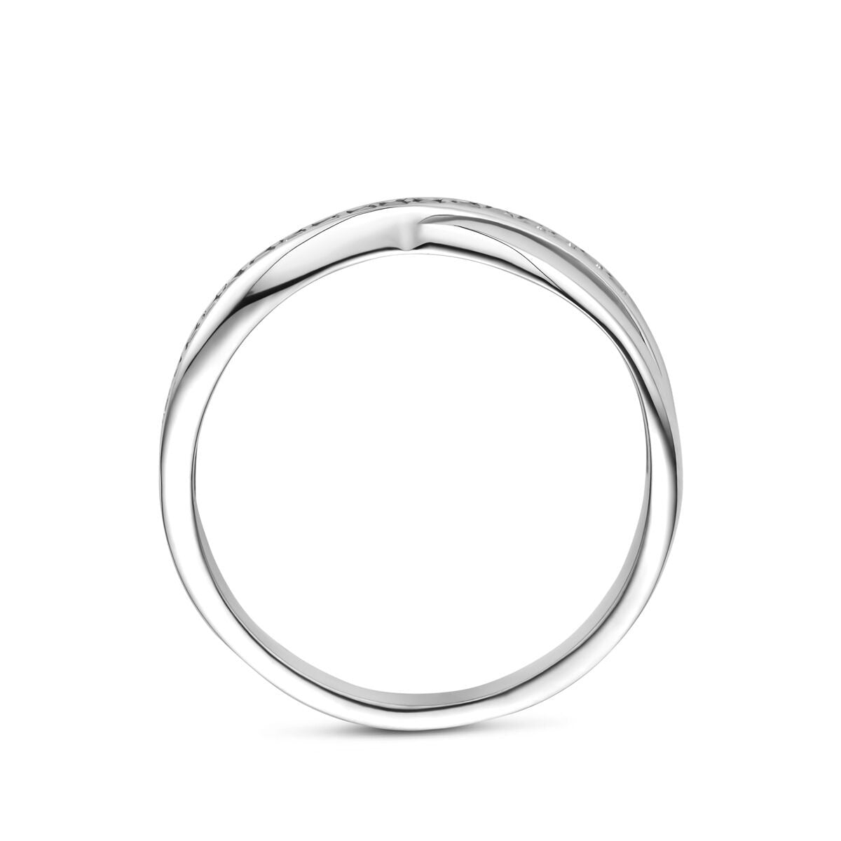 Ring Zirkonia Silber rhodiniert