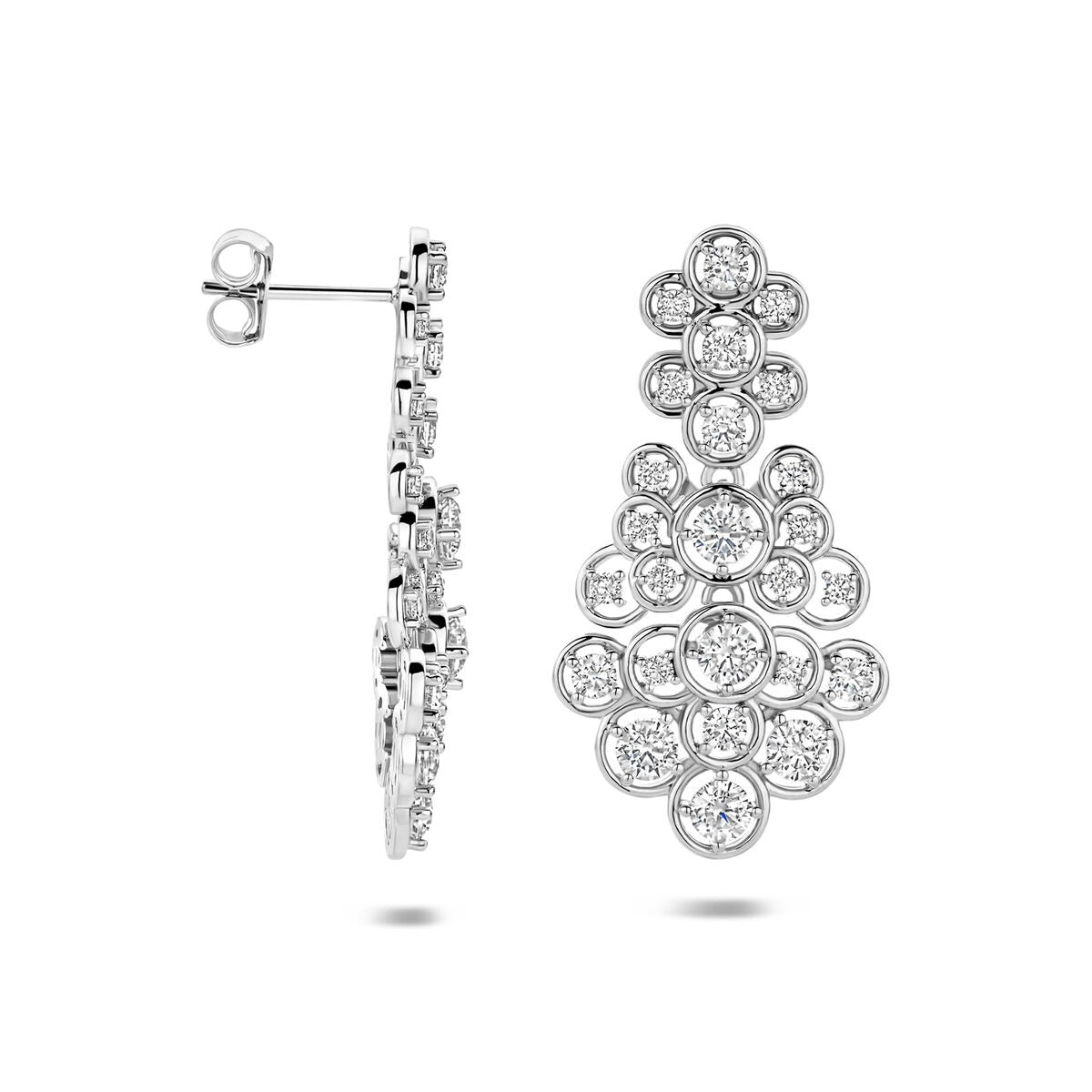 Ohrhänger aus 925er Silber mit Zirkonia