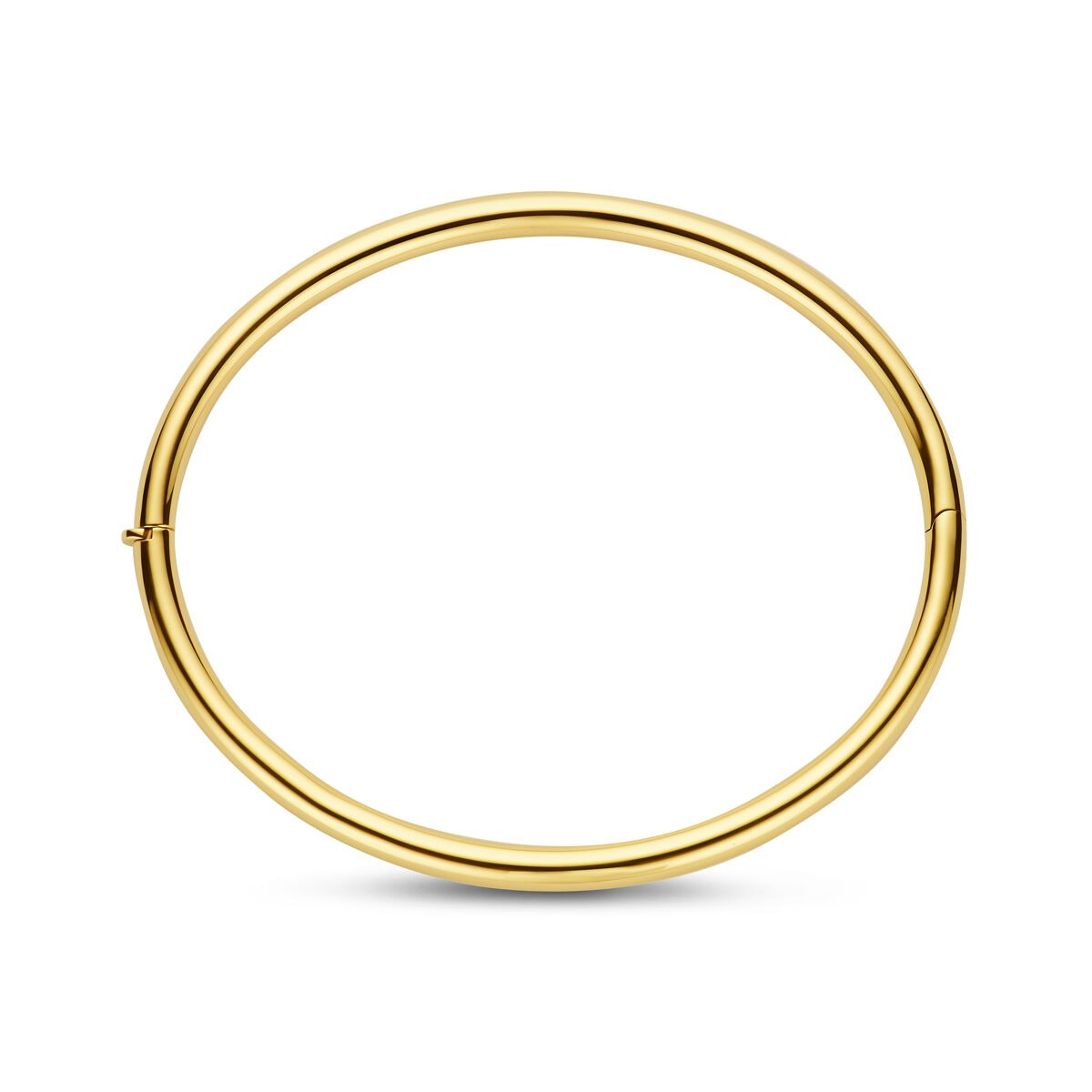 Gold-Armreif für Damen – 14 Karat Armreif mit Scharnierverschluss
