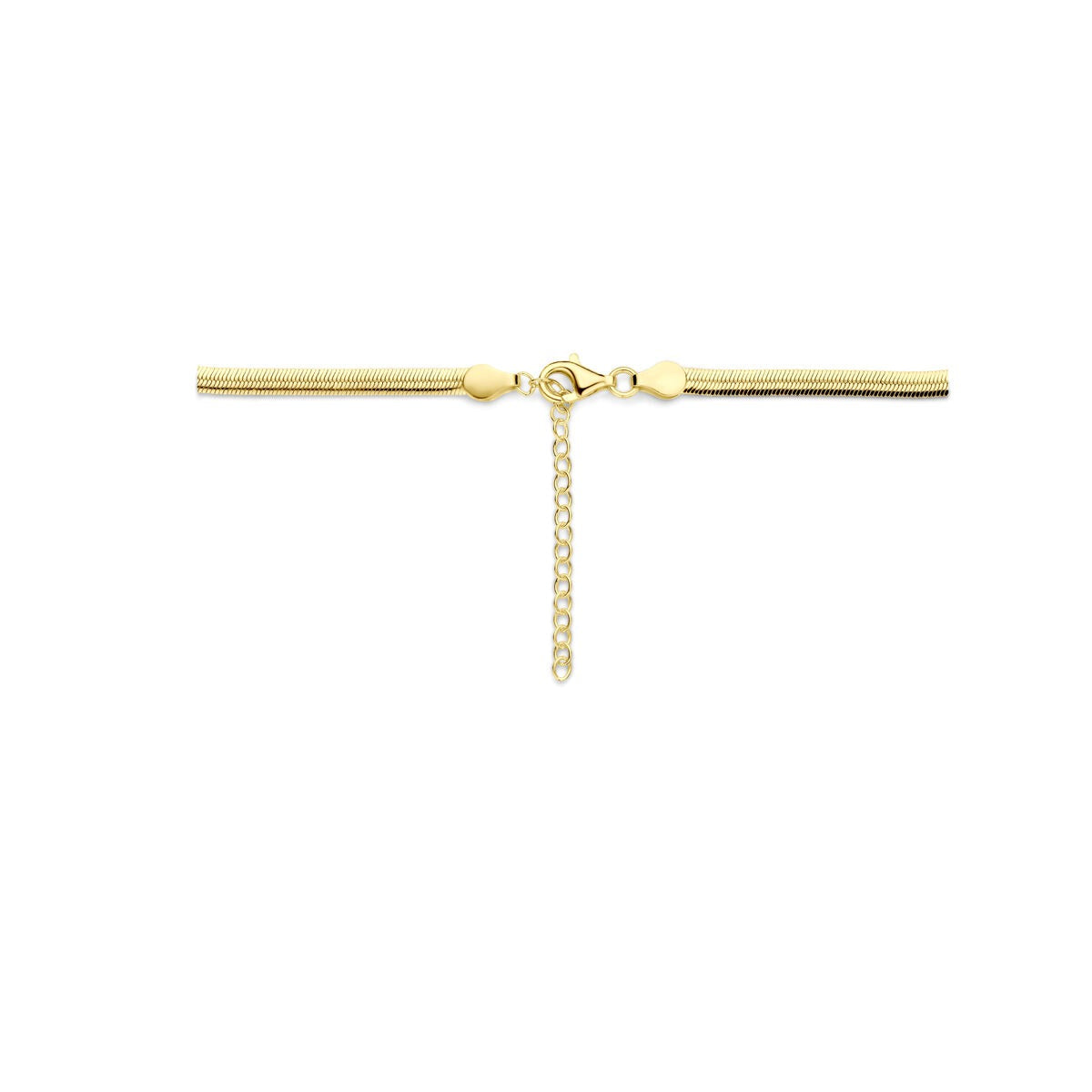 Gourmetkette vergoldet – 925er Silber mit Gelbvergoldung, 4 mm