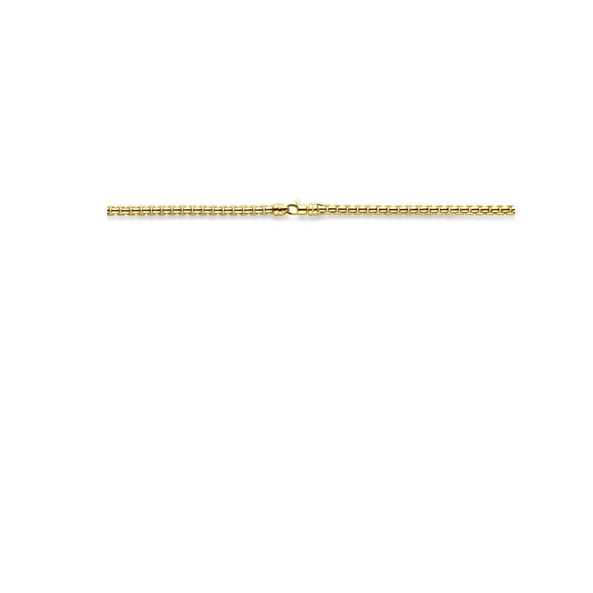 14k Gold auf Silber Damen Halskette – 45 cm