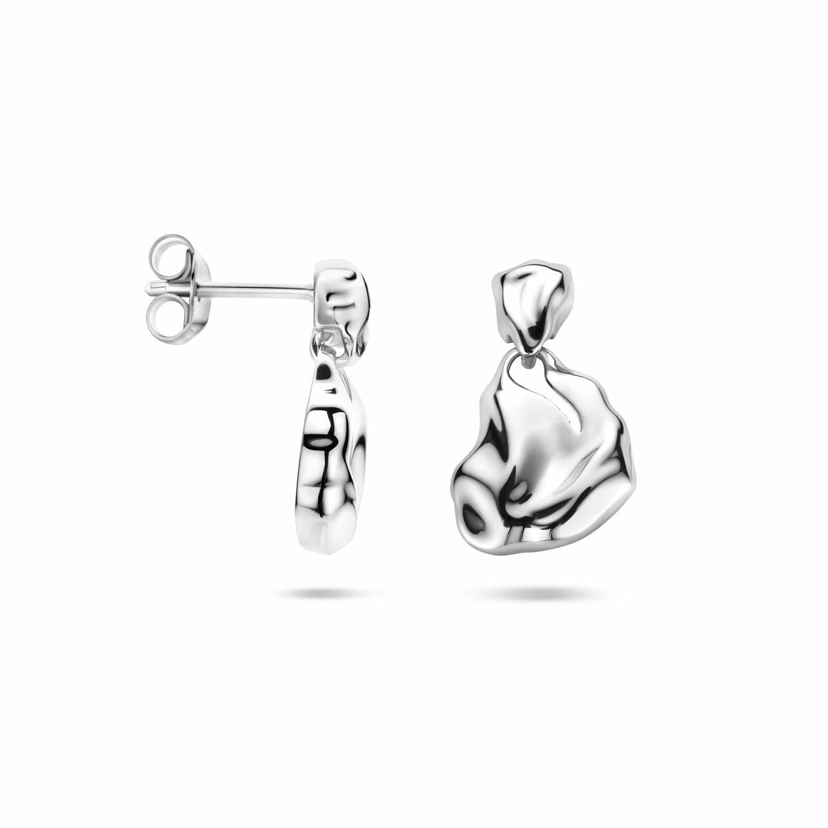 Rhodinierte Ohrringe aus Sterlingsilber