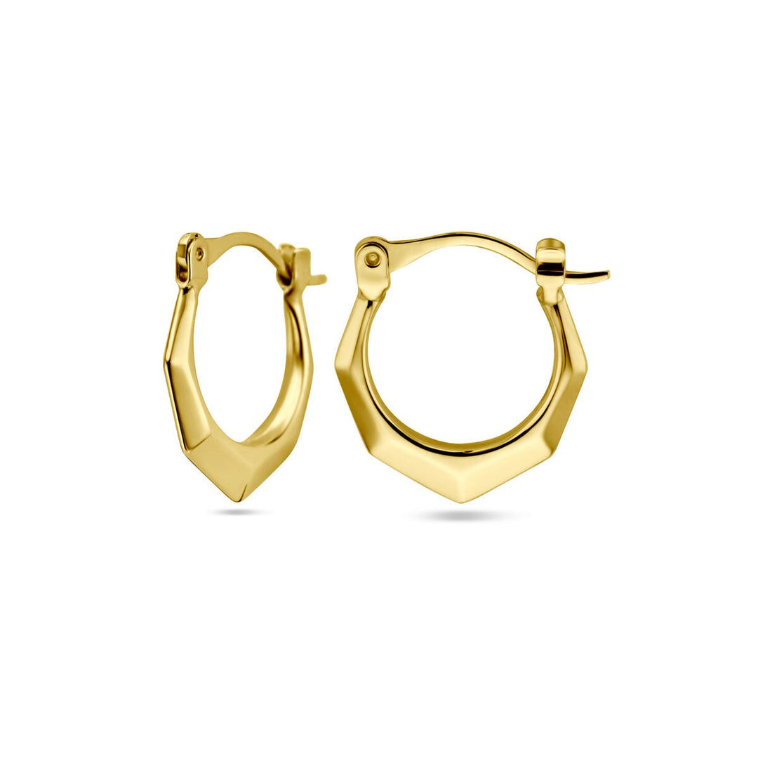 Ohrringe lapidiert 14K Gelbgold
