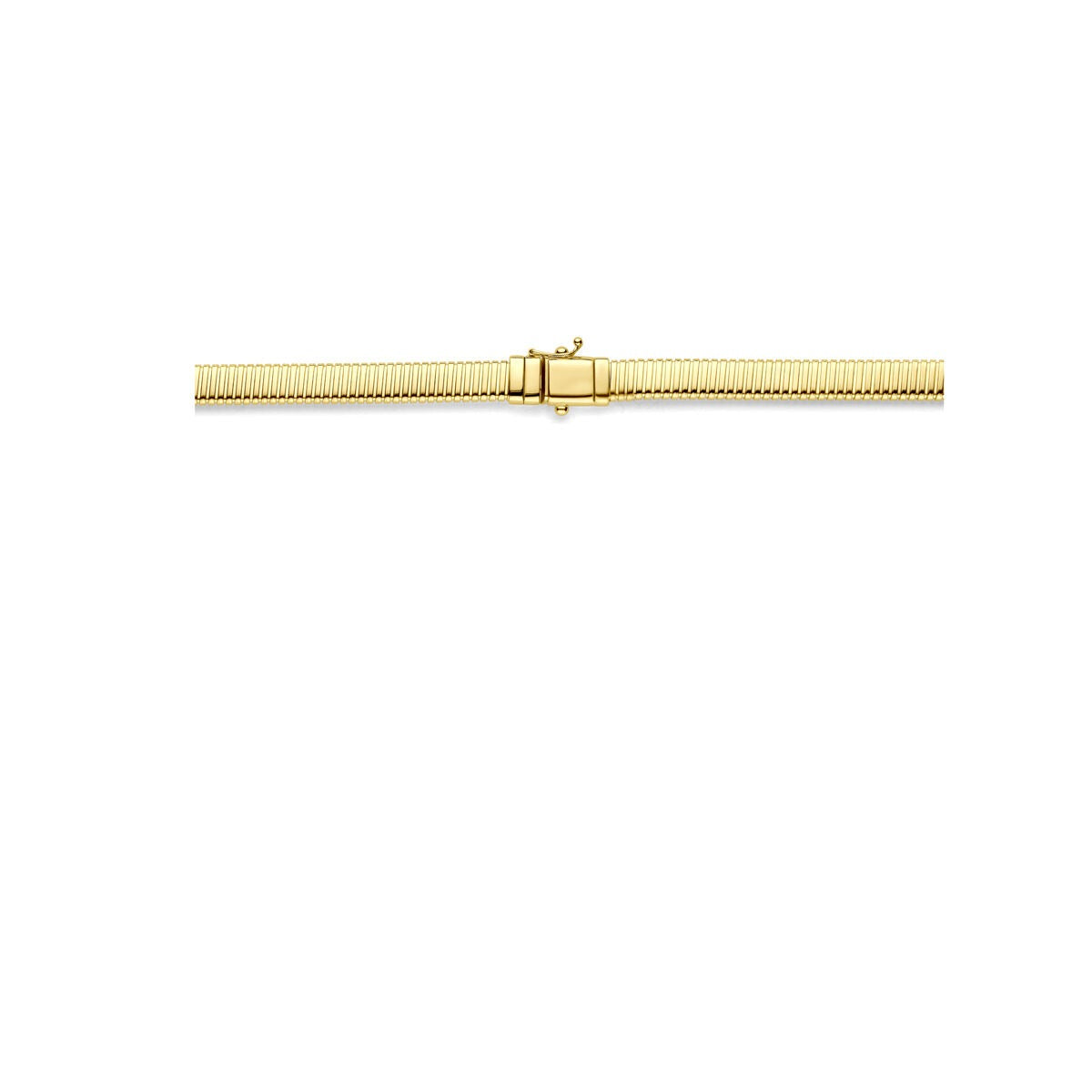 14k Gelbgoldkette mit Tubogas-Gliederung