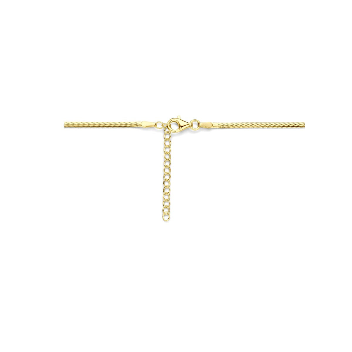 Gourmettkette vergoldet – 925er Silber mit Gelbgold-Plattierung, 2 mm