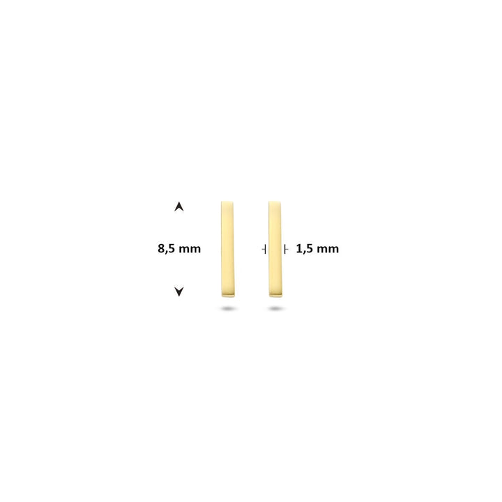 Ohrstecker Barren 14K Gelbgold