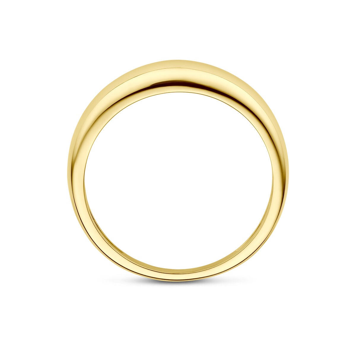 14 Karat Gelbgoldring – 5 mm breit