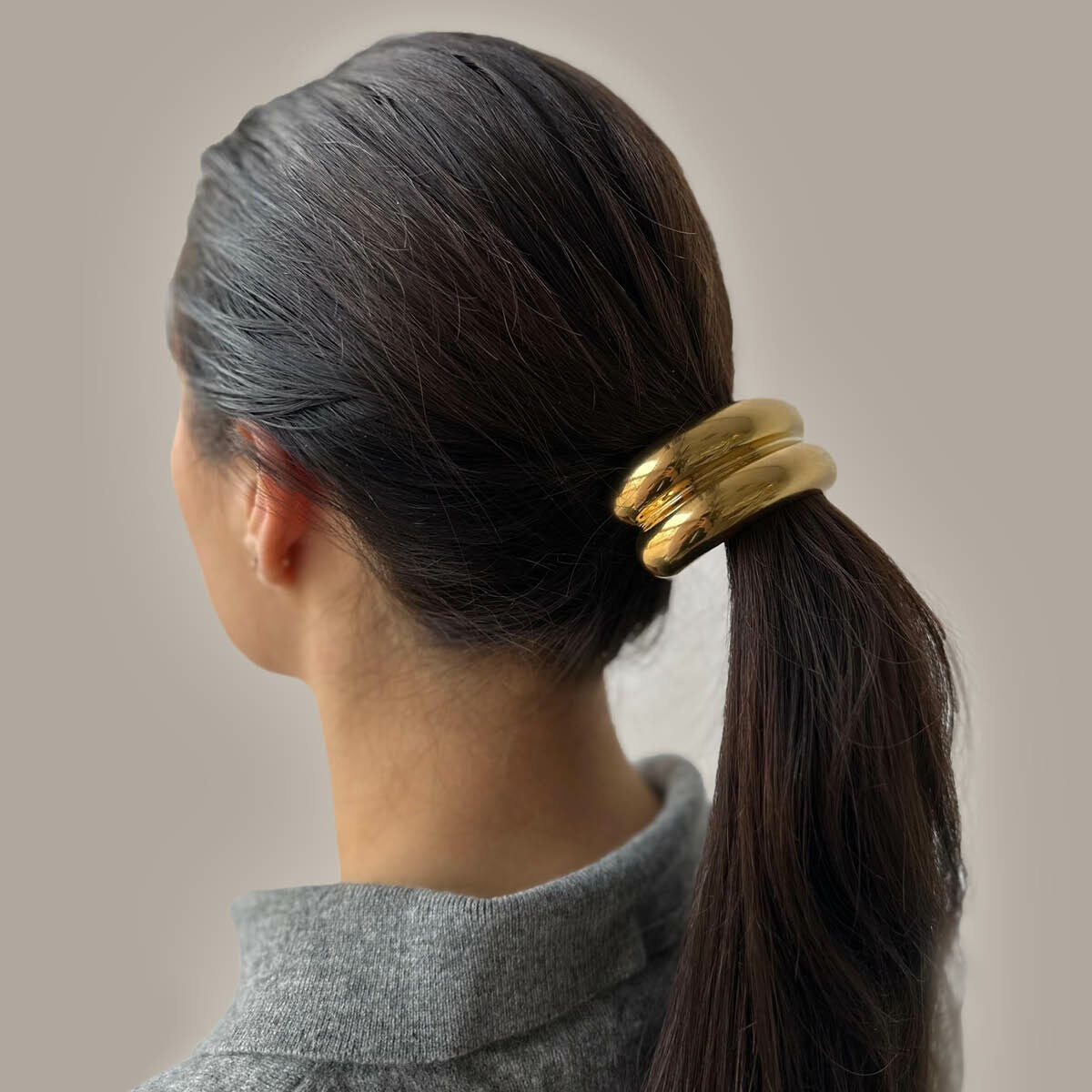 Haarspange aus Stahl mit Ionenbeschichtung – 76 mm