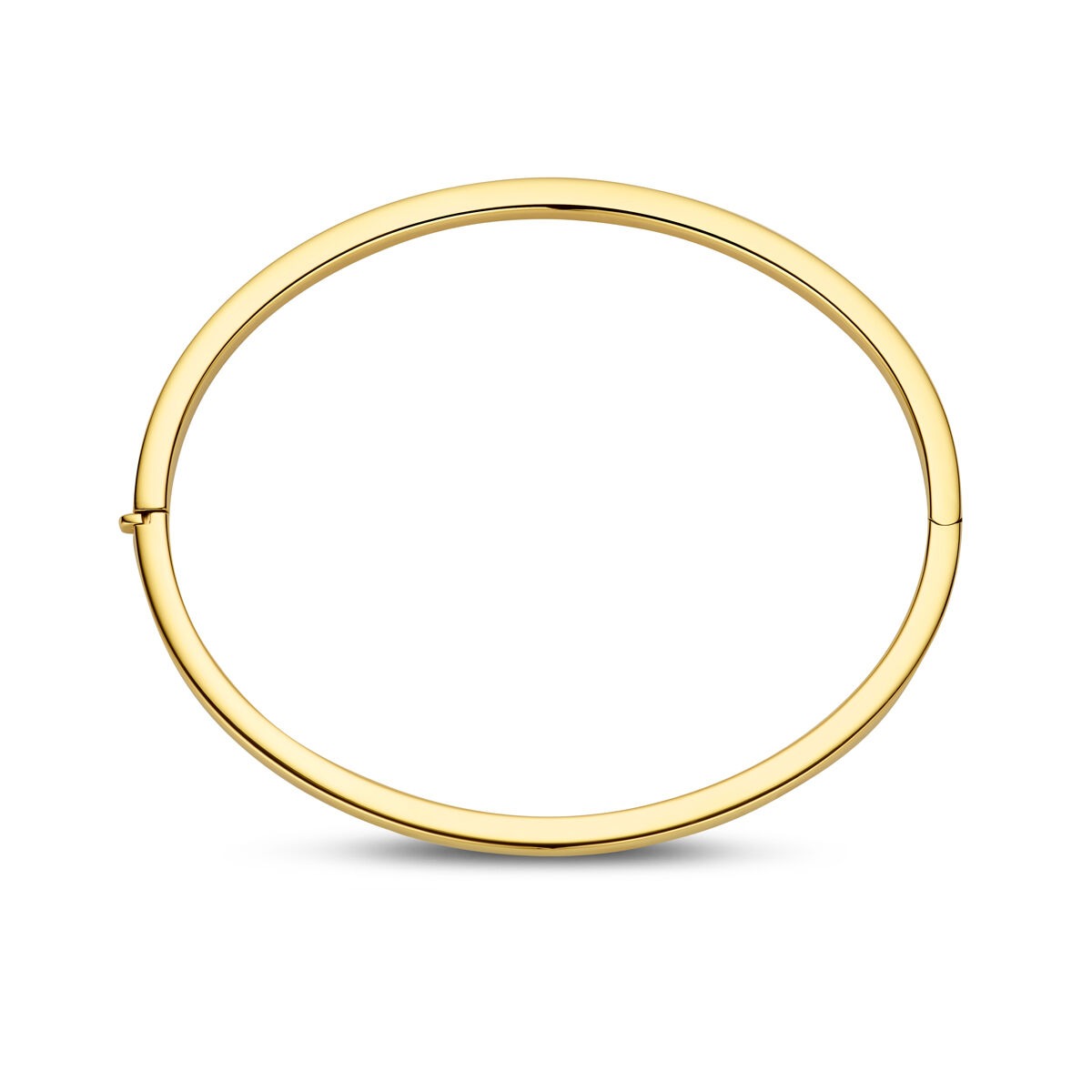 Goldener Damen-Armreif – 14k mit Scharnierverschluss