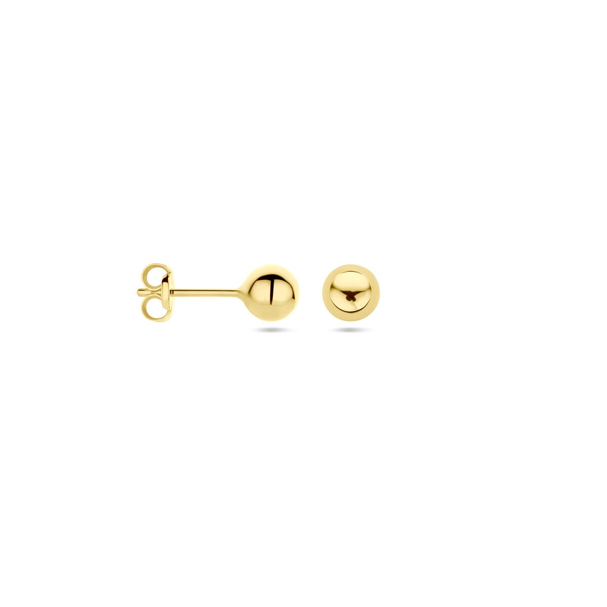 9 Karat Gelbgold-Ohrstecker – zeitlose Schlichtheit