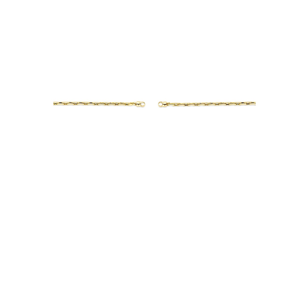 14K Gelbgold Collier ohne Verschluss