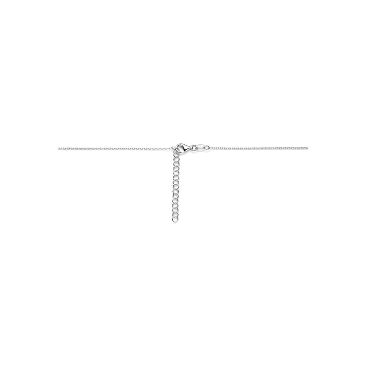 Gerhodineerd 925 zilveren collier met hanger