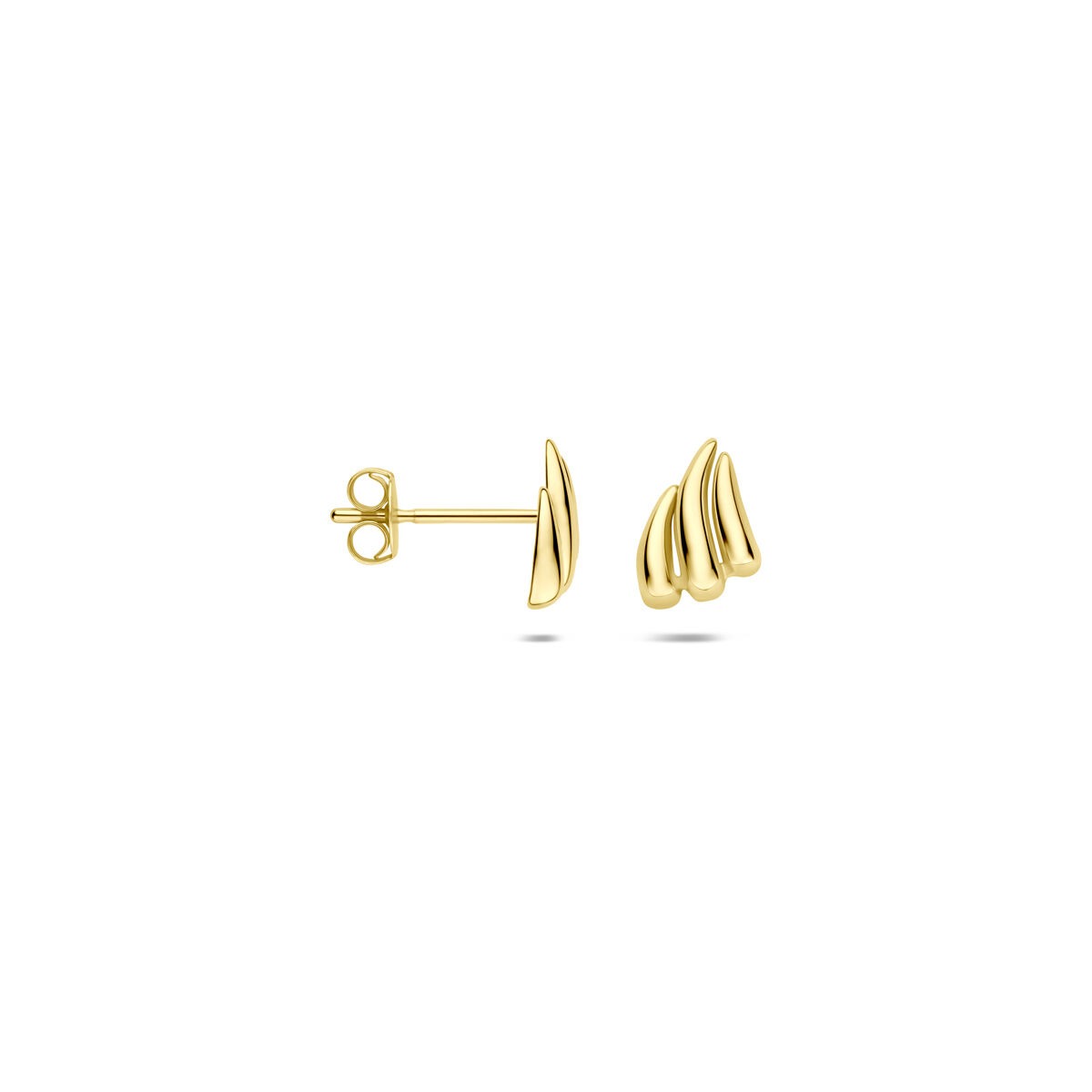 9 Karat Gelbgold Ohrstecker 6,5 x 5 mm