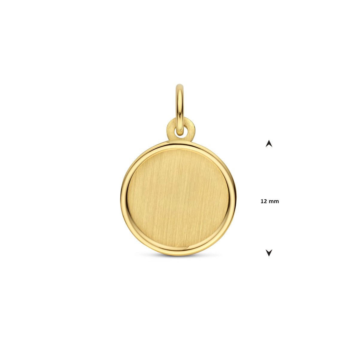 14 Karat Gelbgold Gravur-Anhänger – raffiniertes und persönliches Detail