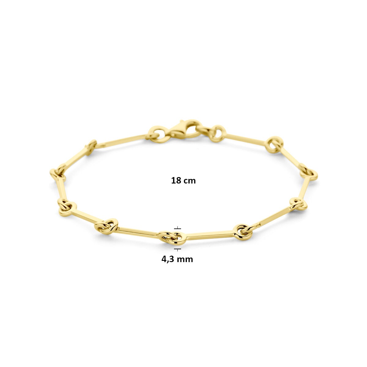 14k Gold Gliederarmband