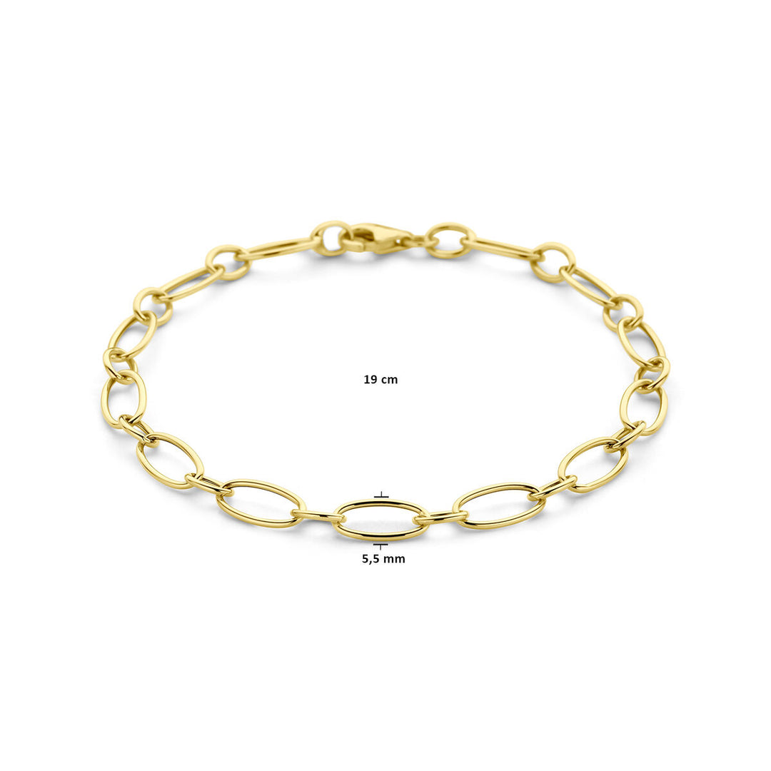 Armband 5,5 mm 19 cm 14K Gelbgold