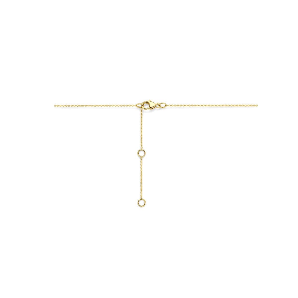 14k Gelbgold Collier mit 1.00 ct Labor-Diamant