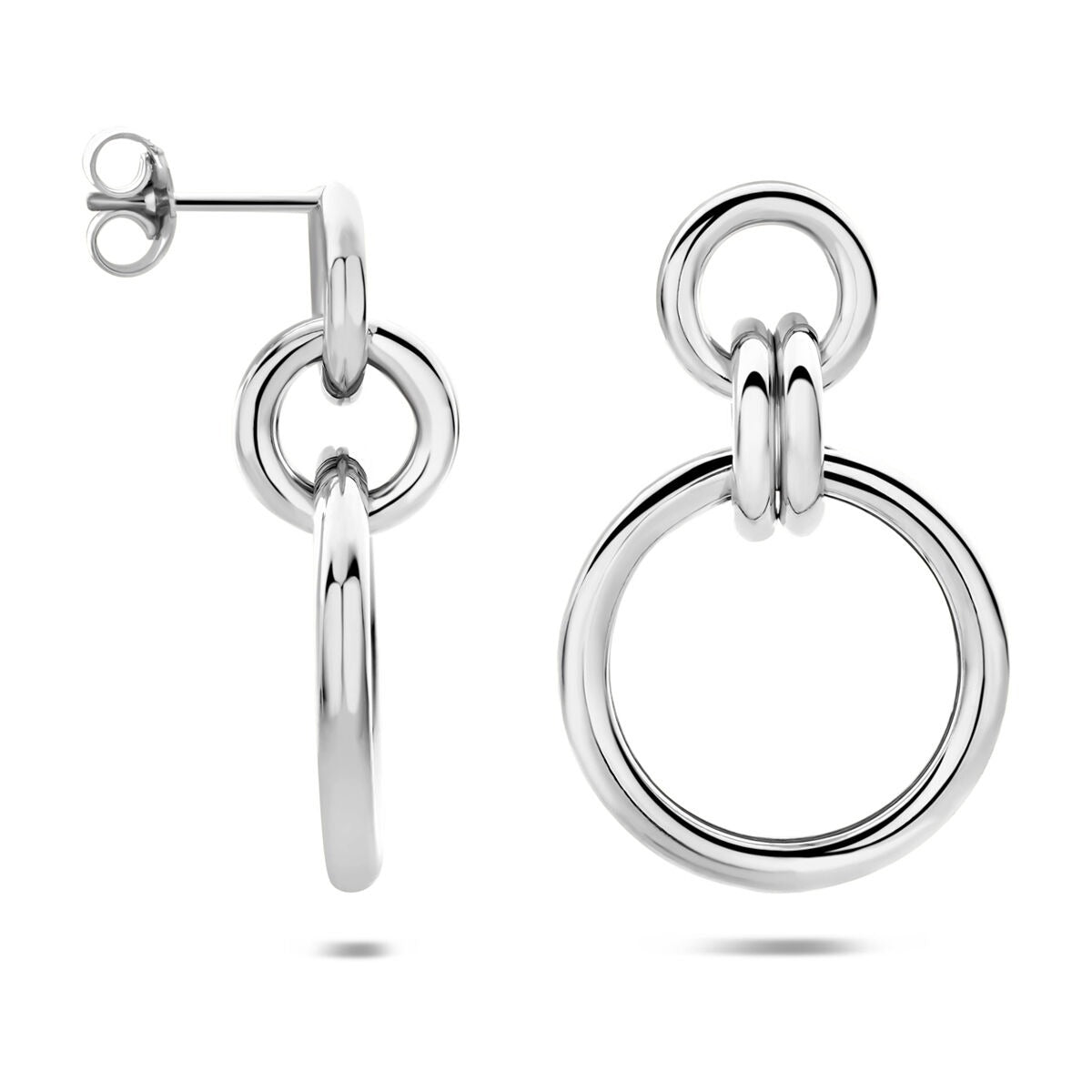 Rhodinierte Ohrhänger aus 925er Silber