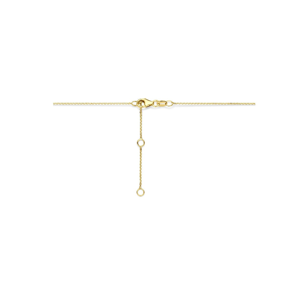 14k Gelbgoldkette mit Anker