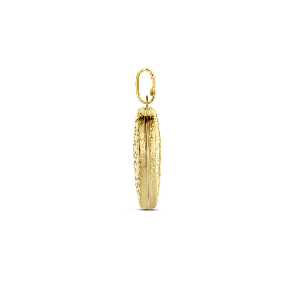 14 Karat Gelbgold Herzmedaillon mit Gravur – Romantik und Erinnerung in Einem
