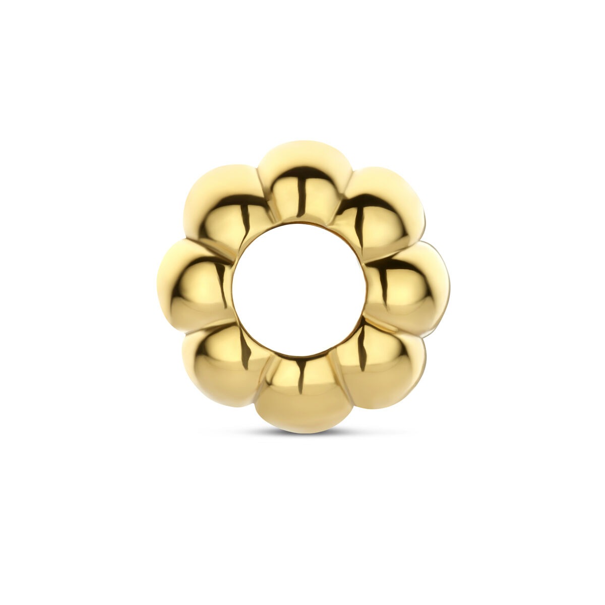 Gelbgold auf 925 Silber Rondell