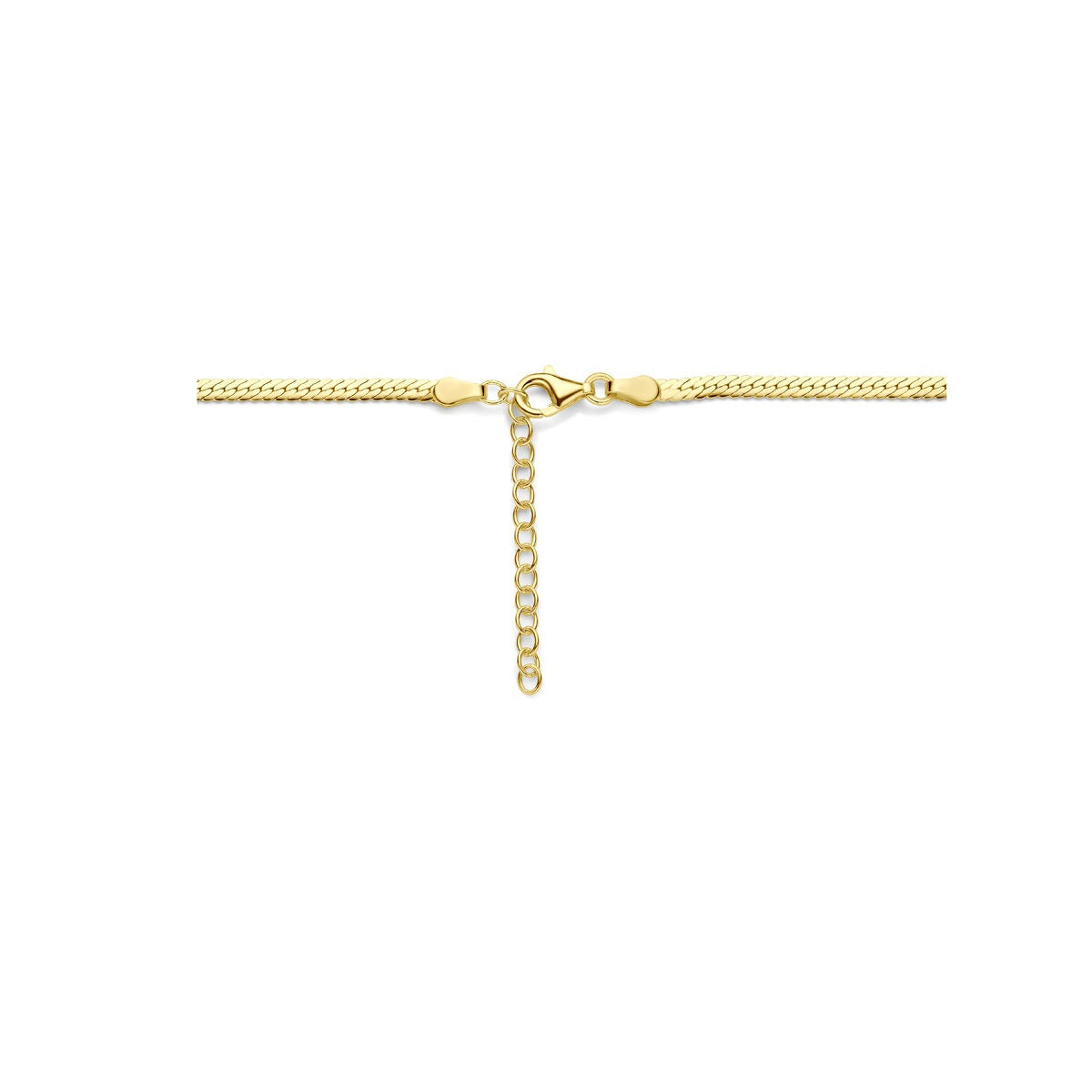 Vergoldetes Silber-Gourmet-Collier – Damenhalsketten
