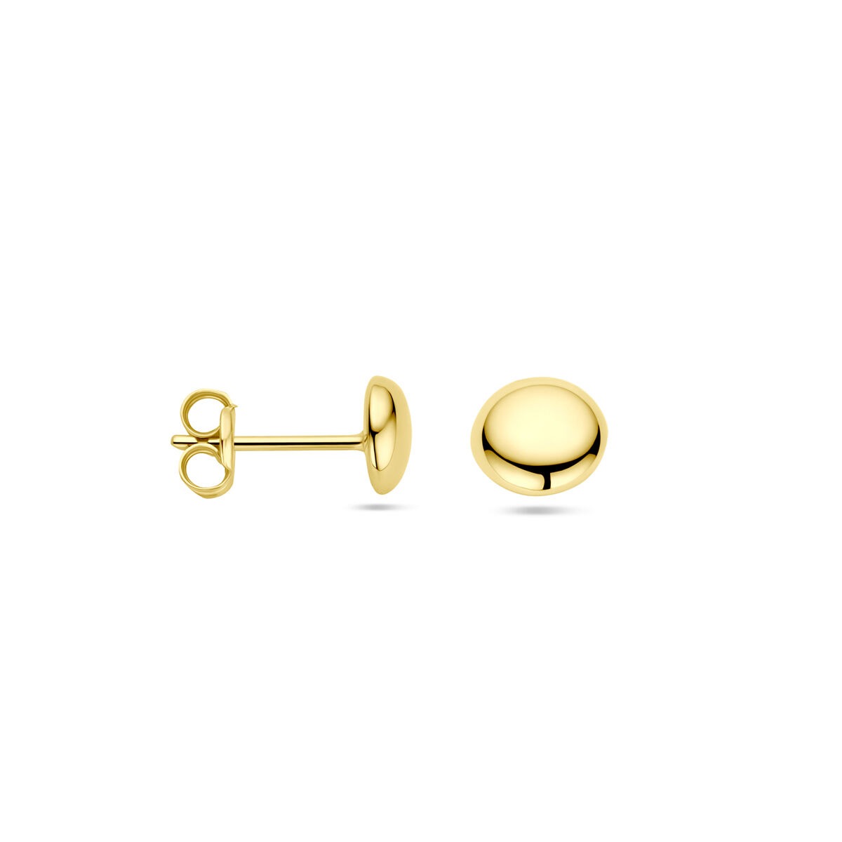 9 Karat Gold Halbkügelchen Ohrstecker