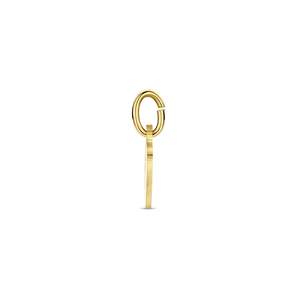 9-karätige Gelbgoldkette mit Herzanhänger