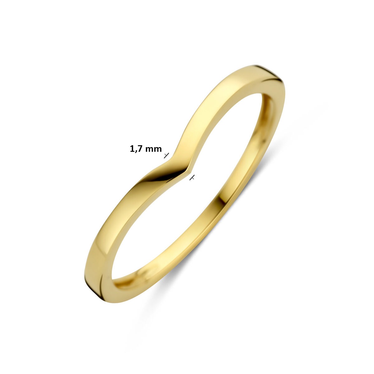 Goldener Damenring – 14 Karat Gelbgold