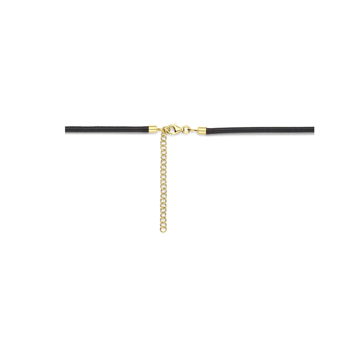 Gelbgold plattiertes Silberhalskette mit Herzchen